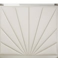 thumbnail image 5 of Michael Amini Penthouse Eastern King Tall Panel Bed - Frosted Linen, 5 of 10