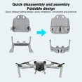 thumbnail image 4 of Extension d'Atterrissage de Drone RC, Conception Pliable Hauteur de Train d'Atterrissage de Drone ABS Légère Augmentation de 15 Mm pour la Conversion de Drone, 4 of 8