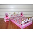 thumbnail image 2 of My Fancy Life Bedroom Set Dollhouse Furniture with Bed Sheet, Cardboard, 2 of 5