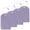 Purple, variant on Privacy Cover Luggage Tags [Includes 4 Luggage Tags], Dark Blue, 4 Pack