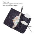 thumbnail image 3 of Portable Diaper Changing Pad Nylon Comfortable Multifunctional Waterproof Baby Changing Pad for Travel Home Black Spots, 3 of 4