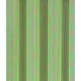 thumbnail image 4 of Gorgeous Home Line Sage/Taupe 1-Piece Geometric Voile Sheer Window Curtain Top Grommets 55"w x 108" L (S38), 4 of 5