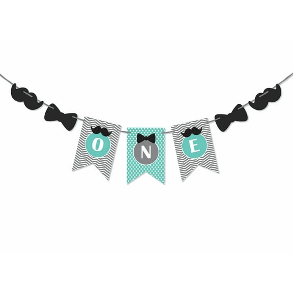 Inkdotpot Birthday Party DecorationsHappy Birthday Party GarlandBaby Boy Little ManPennant Banner Flag