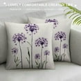 thumbnail image 3 of WERPE  Throw Pillow Covers Dandelion Flower  Decorative Throw Pillow Case Cushion Cover Pillow Slips (Dandelion), 3 of 5