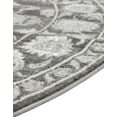 thumbnail image 5 of Unique Loom Boston Collection Area Rug - Floral (3' 3" x 5' 3" Oval Gray/Ivory), 5 of 6