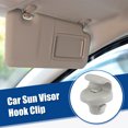 thumbnail image 2 of Unique Bargains 2 Pcs Clip de Pare-Soleil en Plastique pour Nissan 350Z Gris, 2 of 6