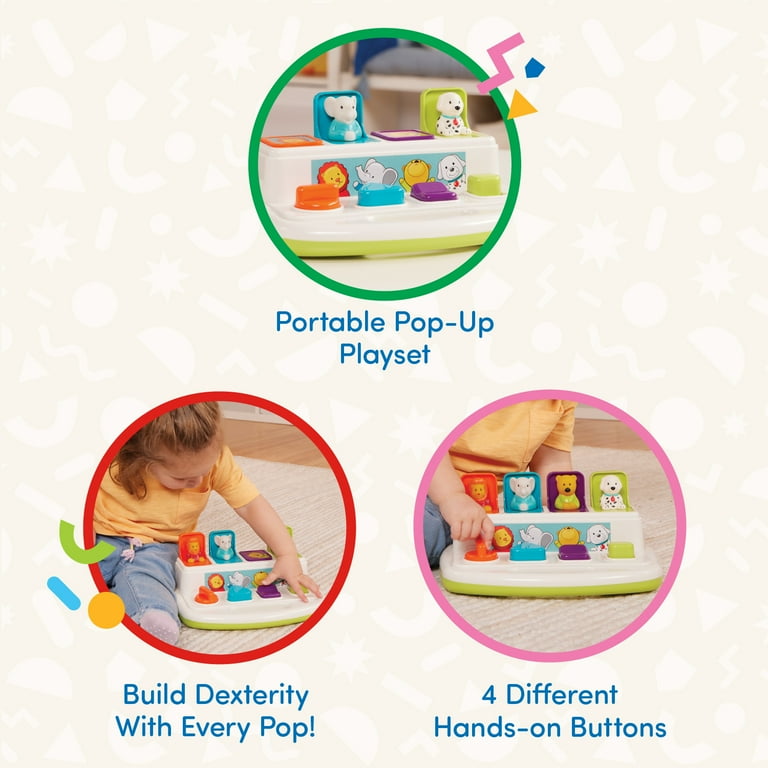 Battat Pop-Up Pals Interactive Animal Toy photo 2
