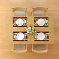 thumbnail image 6 of Black and Red Gingham Christmas Placemats Set of 4 Buffalo Check Plaid Xmas Place Mats for Home Kitchen Dining Table Decoration, 6 of 6