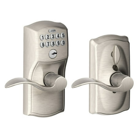 - Schlage Accent Keypad Lever with Camelot Trim