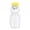 Yellow Without Straw, variant on Ruanlalo 230ml Plastic Bear Bottle Cup with Flip Top Lid Mini Bear Shape Jar Empty Coffee Beer Drink Container for Juice Candy Milk Storing Dispensing