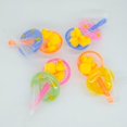 thumbnail image 3 of 2 PACKS Floating Bath Toys Mini Swimming Rings Rubber Yellow Ducks Fishing Net random, 3 of 6