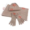 thumbnail image 6 of Charella Women's Woolen Hat Gloves and Scarf Set Winter Warm Thicken Set Gift for Women Girl, 6 of 6