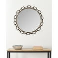 thumbnail image 2 of SAFAVIEH 22" Round Atlantis Chain Link Mirror, Antique Copper, 2 of 4