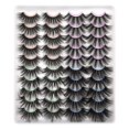 thumbnail image 1 of Pestañas postizas LANFLOWER, 25 mm, volumen dramático, 20 pares, 1 of 7