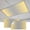 Lemon Yellow Grey, variant on Teal Grey Ombre Magnetic Fluorescent Light Covers for Ceiling Lights 2x4Ft, Gradient Contemporary Abstract Art Office Classroom Kitchen Drop Ceiling Light Covers Lighting Filters Shade Panel 2 Packs