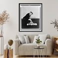 thumbnail image 4 of Historic Framed Print, [W.C. Fields, in costume, playing billiards], 17-7/8" x 21-7/8", 4 of 9