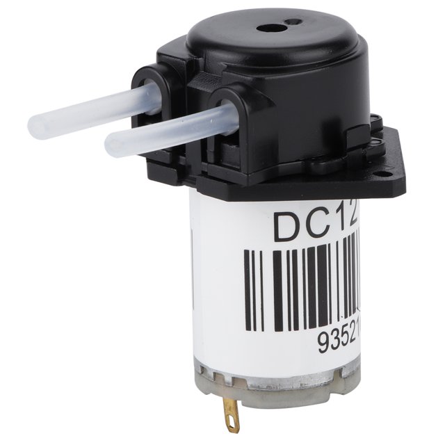 Self Priming Pump,Black Flat Mini Peristaltic Water Pump Mini Peristaltic Pump Built for Precision