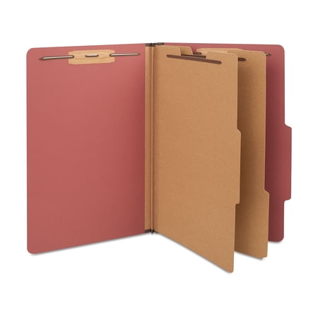 Staples Classification Folders 2/5-Cut Top Tab Lgl 2 Div. Red 10/BX TR18338-CC Staples Classification Folders 2/5-Cut Top Tab Lgl 2 Div. Red 10/BX TR18338-CC