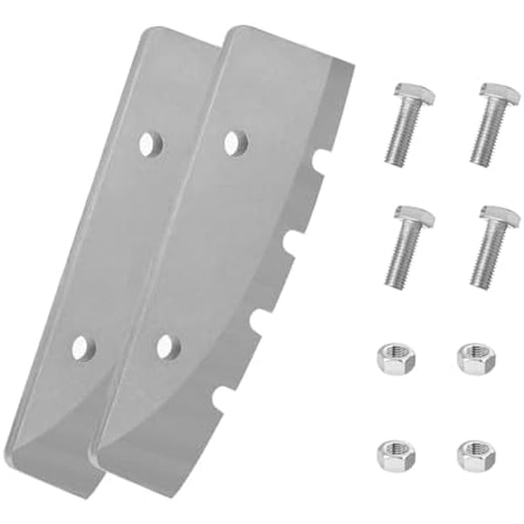 28340 Replacement Eskimo Ice Auger Blades Compatible with Eskimo Auger Blades, 8 Inch Hand Ice Augers Blades w/Bolts Nuts - 2 Pack$$Garden & Patio