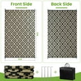 thumbnail image 2 of Flngr Outdoor Rug,6'x 9'Outdoor Plastic Straw Rug, Waterproof Outdoor Patio Rug for Picnic,Camper,Balcony,Porch, 2 of 9