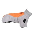 thumbnail image 2 of Chaqueta de plumón para perros Perfecl abrigo de invierno grueso y cálido Naranja Gris XL, 2 of 8