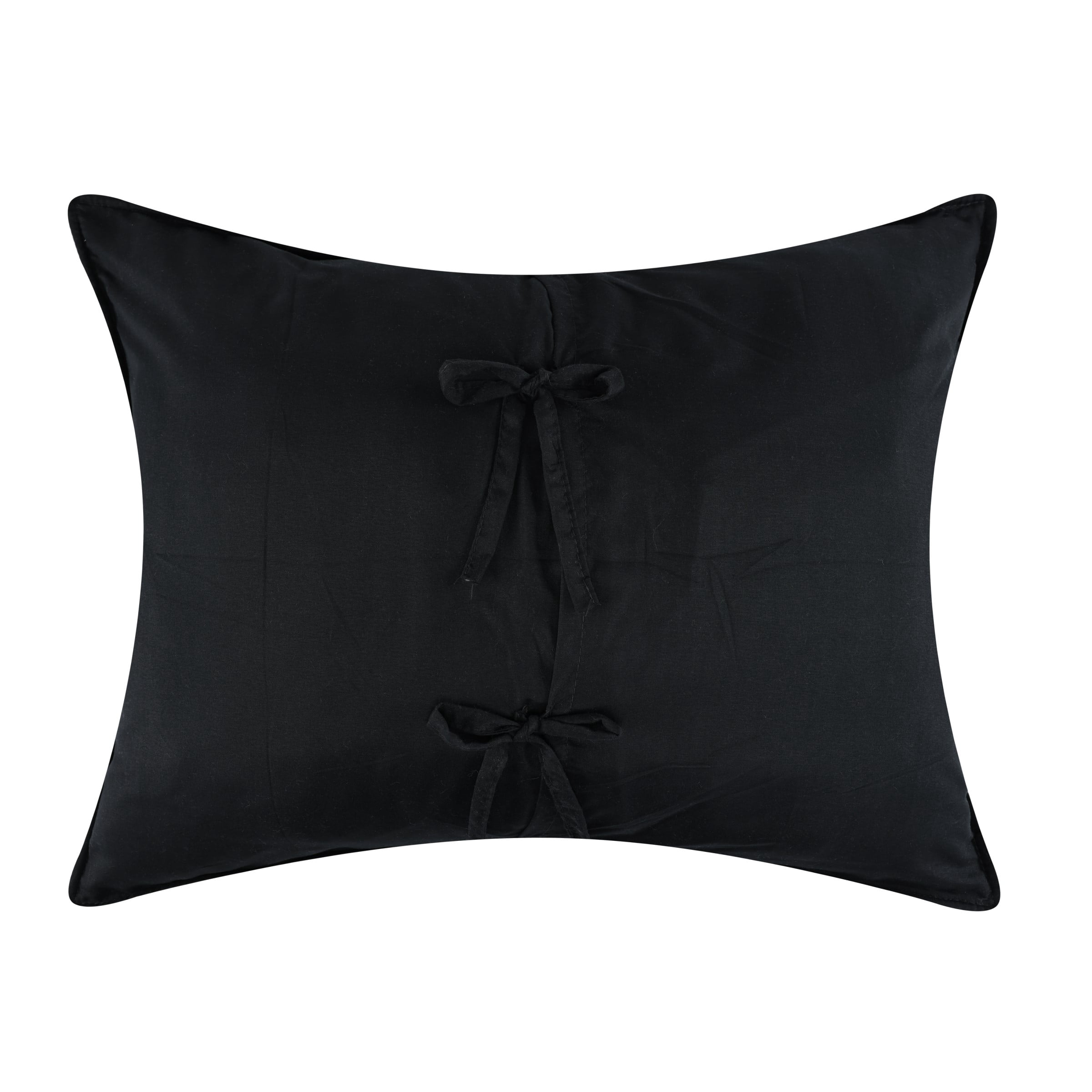 Greenland Home Fashions Sugar Skull Black and White Halloween Pillow Sham, Standard, for Teens and Adults