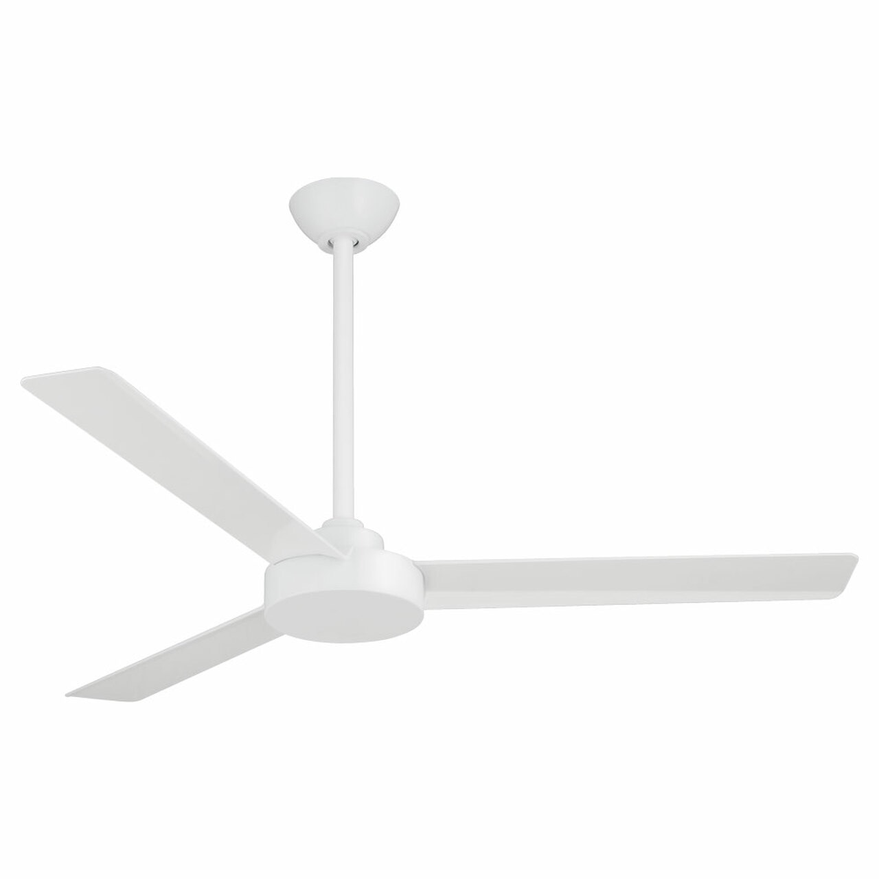 Minka Aire Roto 52" 3Blade Ceiling Fan in Flat White Finish, F524WHF
