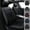 Black, variant on Telimocy For SUV Sedan Car Seat Covers 5 Seats Front&Rear Seat PU Leather Protector,Black&Blue