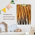 thumbnail image 7 of FMSHPON Tiger Texture Clipboard Hardboard Wood Nursing Clip Board and Pull for Standard A4 Letter 13x9 inches, 7 of 7