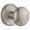 Satin Nickel, variant on Grandeur Geofav_Sd_Na Georgetown Solid Brass Rose Single Dummy Door Knob - Grey