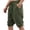 Army Green, variant on Men's Medieval Cotton and Linen Shorts, Viking Retro Design Pants, for Halloween Theme Party, Costume Play