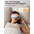thumbnail image 6 of ALLJOY Eye Massager with Heat, Migraines Relief, Eye Massage Mask with Bluetooth, Compression for Eye Strain Relief, Gifts for Women/Men, 6 of 9