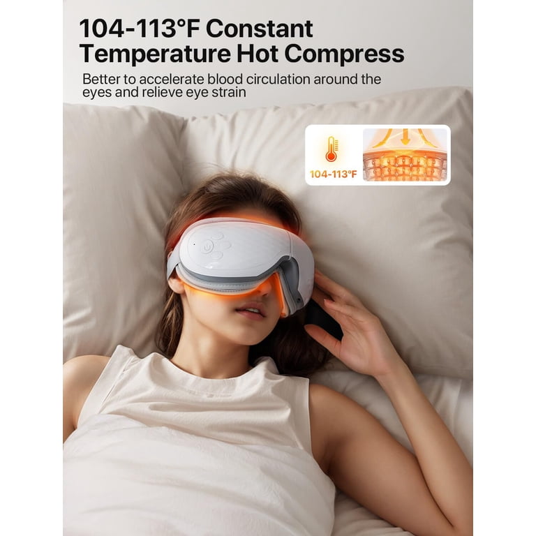 ALLJOY Eye Massager with Heat, Compression & Bluetooth photo 5