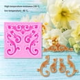 thumbnail image 3 of Molde de silicona para Chocolate Wosthever Rosa HA081805-02, 3 of 6