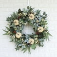 thumbnail image 2 of Fall Wreaths for Front Door, Artificial Maples Leaf Pumpkin Berry Wreath for Autumn Thanksgiving Halloween Indoors Outdoor Wreath Fall Decorations 15.75"(Dia), 2 of 4