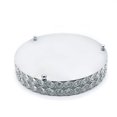 thumbnail image 4 of Bandeja VoiceFly Crystal decorativa con espejo, color plateado, 4 of 7