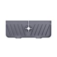 thumbnail image 1 of SAYOO Protector contra salpicaduras para fregadero de cocina, alfombrilla de secado envolvente de silicona reutilizable a prueba de salpicaduras para fregadero, encimera, negro/gris/naranja SAYOO  Diaria, 1 of 8