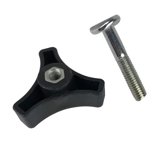 Riwesomey Cortacésped doméstico mango Triangular perillas de plástico repuesto cortacésped pernos de fijación herramientas de corte piezas Vehículos, repuestos y accesorios Mis
