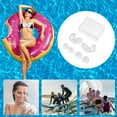 thumbnail image 4 of Unique Bargains 1 Set Swimming Ear Plugs Fishtail Soundproofing Waterproof Ear Protection White, 4 of 5