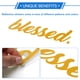 thumbnail image 5 of Calcomanía reflectante de parachoques Unique Bargains, cuadrado amarillo reflectante, calcomanía de coche bendecida, decoración personalizada para carro, puerta o ventana, 5 of 7