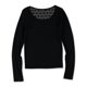 thumbnail image 1 of Camiseta básica Aeropostale con espalda de ganchillo para mujer color negro pequeña, 1 of 2
