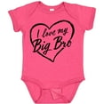 thumbnail image 3 of Inktastic I Love My Big Bro in Black Chalk Heart Boys or Girls Baby Bodysuit, 3 of 5