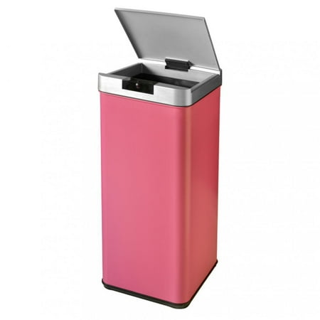 13 Gallon Trash Can Automatic Sensor Free Touch Motion Garbage Bin 13 Gallon Trash Can Automatic Sensor Free Touch Motion Garbage Bin Stainless Steel