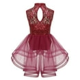 thumbnail image 2 of MSemis Big Girls Sequined Lyrical Ballet Dance Leotard Skirted, 2 of 7