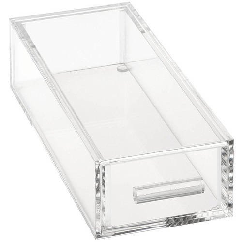 Honey Can Do Acrylic Quarter Short Drawer Organizer, Clear