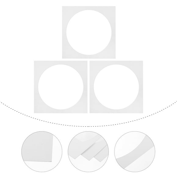 SHINYPASING 3Pcs Picture Mat White Photo Board for Display Backing and Creative Frame Supply
