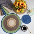 thumbnail image 3 of Paokuoon Ensemble de Table Rond Moderne Couleur Unie Résistant à la Chaleur Antidérapant Isolation Thermique Protection Table à Manger Décoration Cuisine, 3 of 6