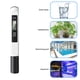 thumbnail image 5 of Medidor digital de TDS para agua, rango 0-9990ppm, diseño ergonómico en color blanco, sin baterías incluidas., 5 of 6