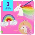 thumbnail image 4 of Unicorn Crafts for Kids - Sewing Kit Gift for Girls Ages 8-12 Year Old - Arts and Crafts Painting Kits Unicorns Toys, Art Kit for Kids Ages 8 9 10 11 12 Teenage Present Christmas Gifts, 4 of 6
