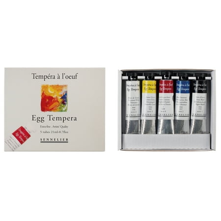 UPC: 3046450332404 | Sennelier Egg Tempera Set Cardboard 5-Colors